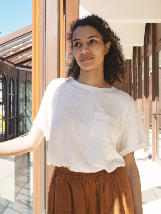 Tshirt Marguerite lin écru