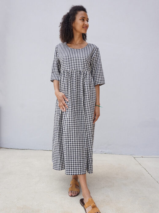 Robe Jasmin lin/coton vichy
