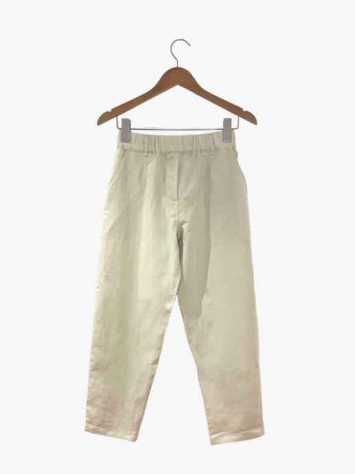 Pantalon Mimosa crème lin/coton
