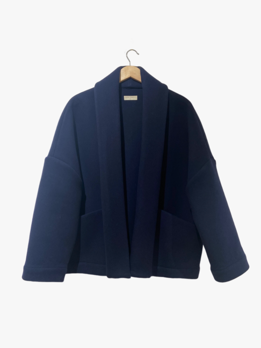 Veste Pensée laine & cachemire upcyclée