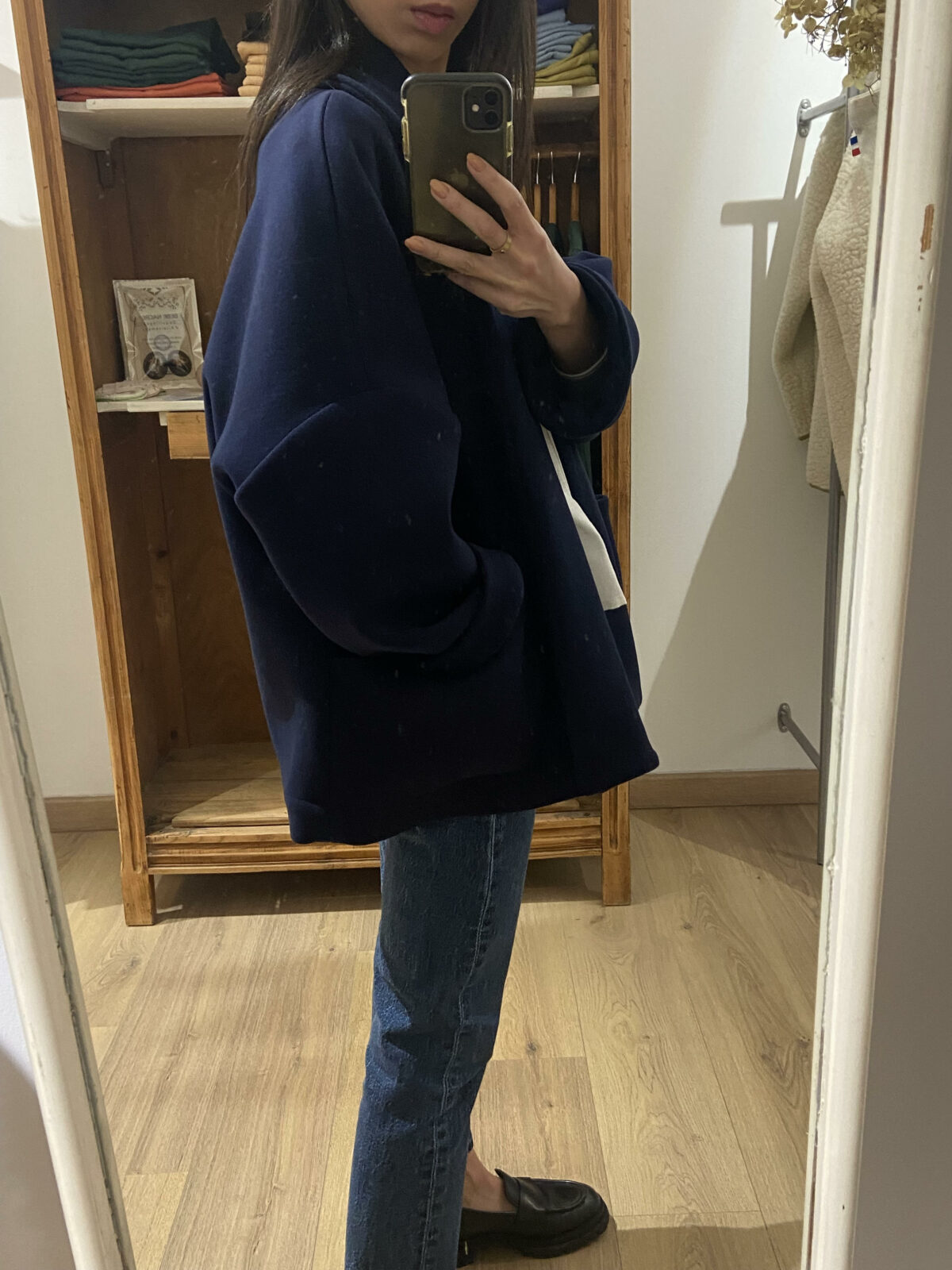 Veste Pensée laine & cachemire upcyclée – Image 3