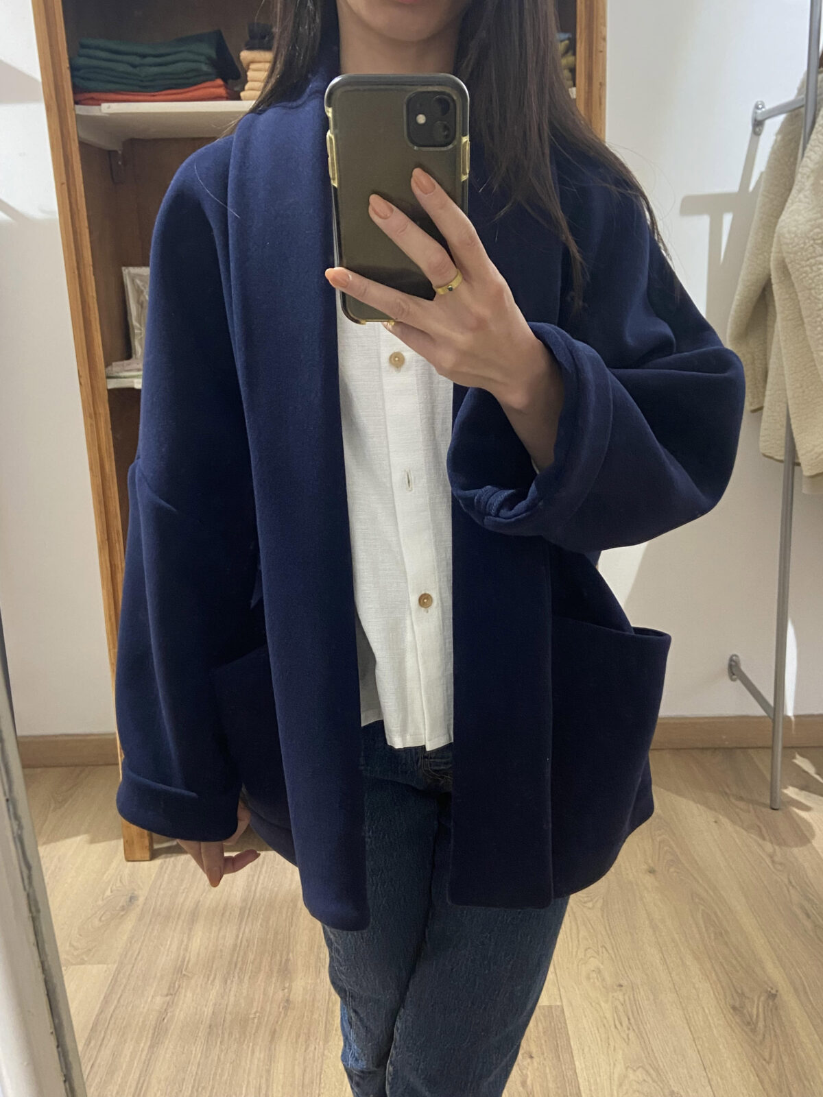 Veste Pensée laine & cachemire upcyclée – Image 4