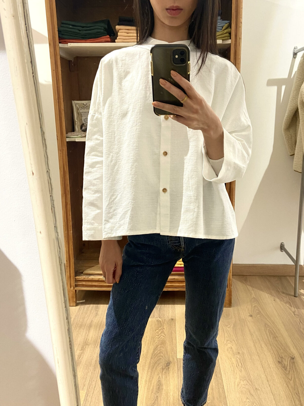 Chemise Muguet en coton blanc – Image 6