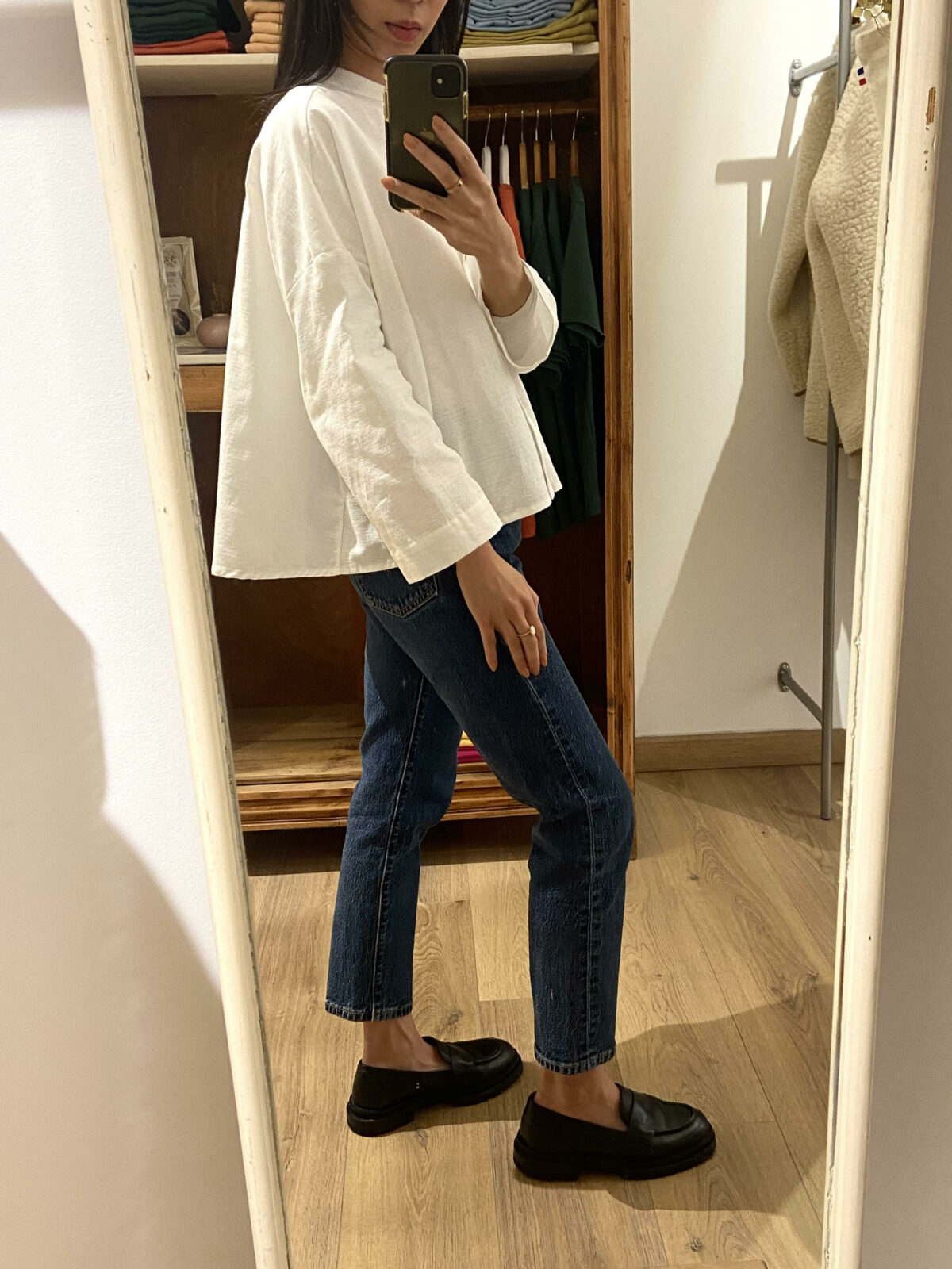 Chemise Muguet en coton blanc – Image 5