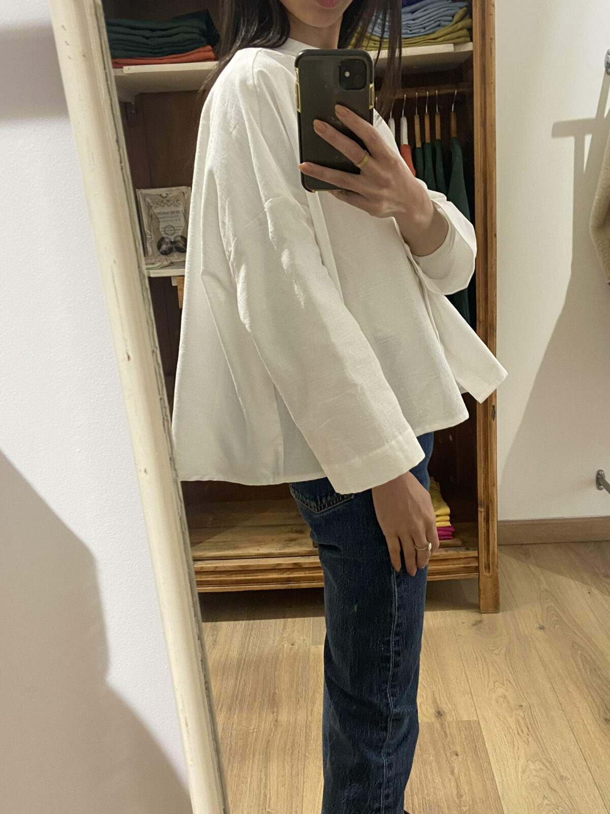 Chemise Muguet en coton blanc – Image 4