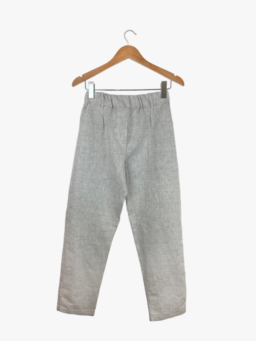 Pantalon Mimosa lin/coton chiné