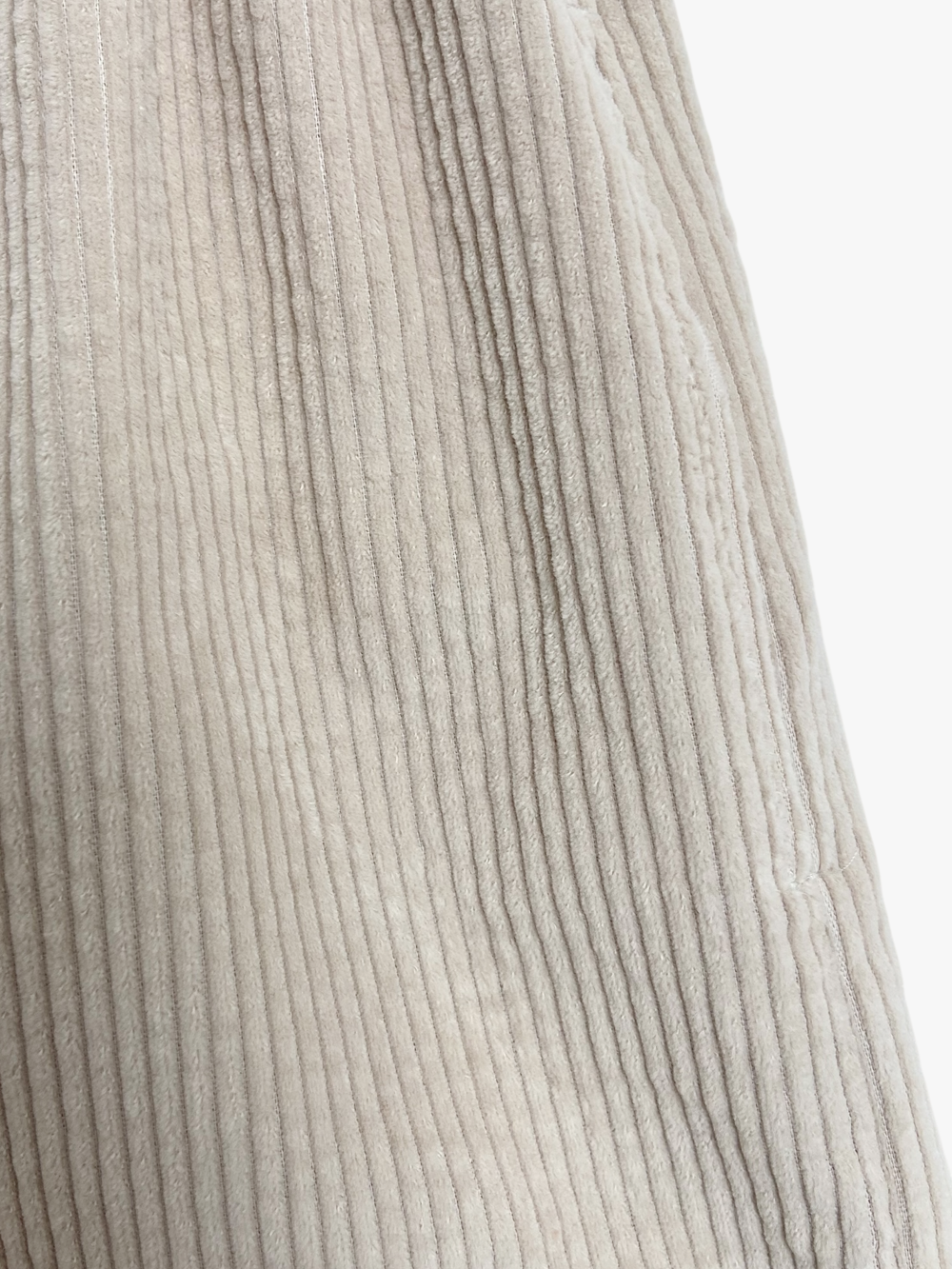 Pantalon Ficus en velours de coton craie – Image 2