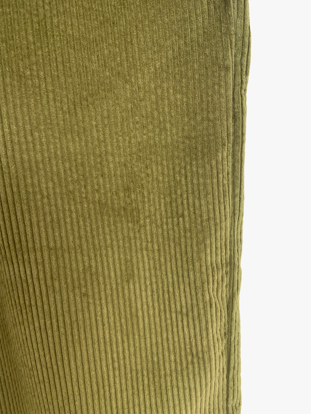 Veste Agave en velours de coton olive – Image 2