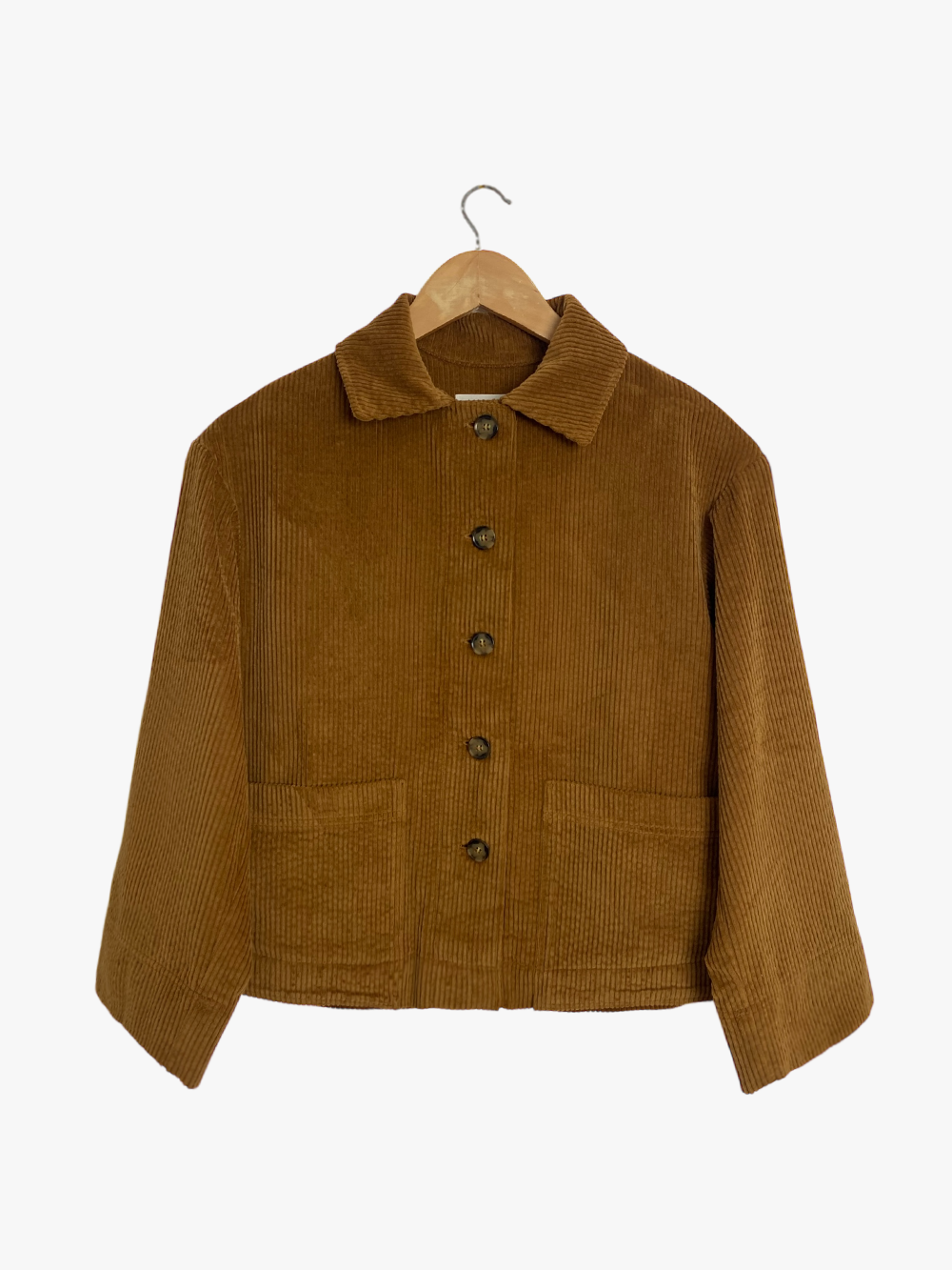 Veste Agave en velours de coton havane