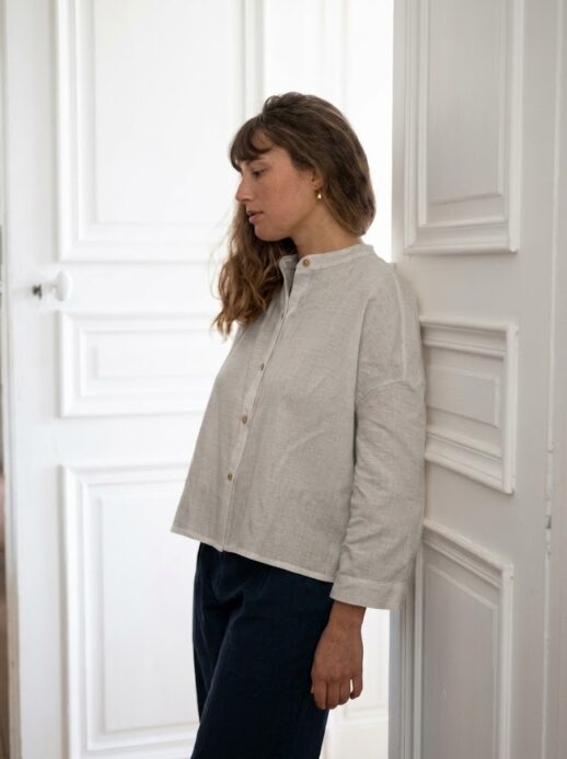 Chemise Muguet en lin naturel